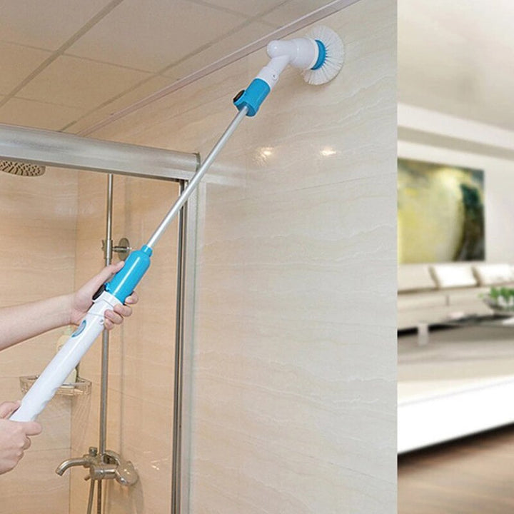 Electric Spin Scrubber Turbo Scrub Cleaning Brush Cordless Chargeable Bathroom Cleaner